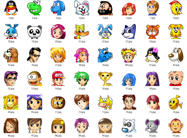 QQ经典头像高清回忆杀合集_麦田吧