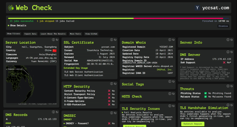 WebCheck 功能强大的网站一体化测试工具_麦田吧