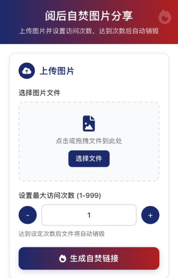 图片阅后自焚单页源码_麦田吧